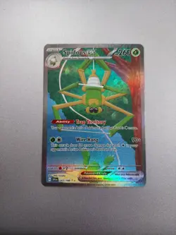 Pokemon Spidops ex Full Art Holo 260 HP Scarlet & Violet 243/198 - Image 1