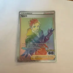 Pokemon Spark 085/078 GO Secret Rare Full Art Holo Trainer-Supporter - Image 1