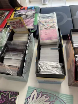 Pokemon Temporal Forces Mixed Card Lot Houndstone ex Ursaluna ex Binders Boxes - Image 4