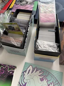 Pokemon Temporal Forces Mixed Card Lot Houndstone ex Ursaluna ex Binders Boxes - Image 5