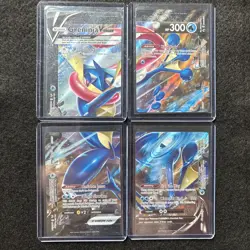 Pokemon TCG Greninja V-UNION 4 Card Lot Holo Set SWSH124-127 Nintendo English - Image 1