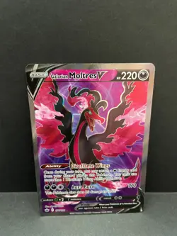 Pokemon TCG Galarian Moltres V 176/198 Chilling Reign Near Mint! - Image 1