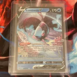 2022 Pokemon SWSH Brilliant Stars Lumineon V #040/172 - Image 1