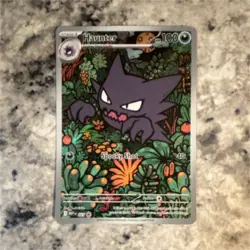 Pokemon Haunter Full Art Holo Me: Mega Evolution Promo 027 100 HP - Image 1