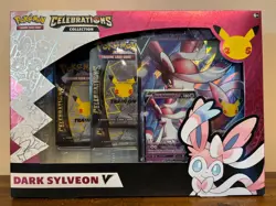 Pokemon TCG: Dark Sylveon V Celebrations Collection Box ES FS - Sealed - Error - Image 1