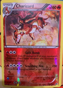 🔥Charizard Reverse HOLO Legendary Treasures 19/113 Pokemon NEVER Used🔥 - Image 1