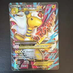Pokemon TCG M Ampharos EX 88/98 XY-Ancient Origins Ultra Rare Full Art Holo - Image 1