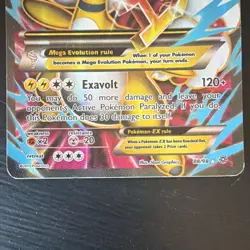 Pokemon TCG M Ampharos EX 88/98 XY-Ancient Origins Ultra Rare Full Art Holo - Image 2