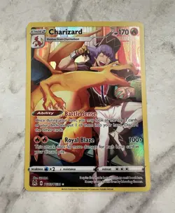 Pokemon Charizard TG03/TG30 Lost Origin Trainer Gallery Ultra Rare Holo Card - Image 1