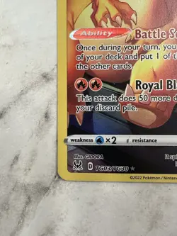 Pokemon Charizard TG03/TG30 Lost Origin Trainer Gallery Ultra Rare Holo Card - Image 5