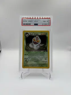 Pokemon 2000 Team Rocket Dark Arbok Holo PSA 8 #2 - Image 1
