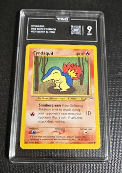 Cyndaquil 2002 WOTC Pokemon Neo Destiny 61 TAG 9 Mint - Image 1