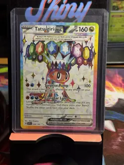 Pokemon TCG Tatsugiri EX Full Art Shiny 226/191 SV08 Surging Sparks - Image 1