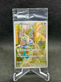 SEALED Pokemon Mimikyu SVP 075 Paldean Fates Black Star Promo NM - Image 1