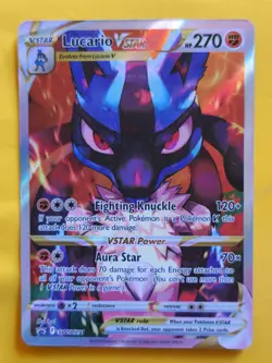 Pokemon Lucario VSTAR SWSH291 Sword & Shield Promo Full Art Holo VSTAR - Image 1