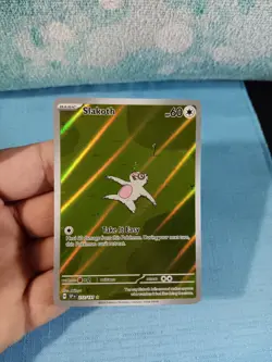 Pokemon TCG Slakoth 212/191SV08: Surging Sparks Holo Illustration Rare - Image 3