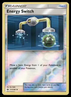 Energy Switch 117/149 Uncommon SM Base Set Pokemon Reverse Holo Lightly Played - Image 1