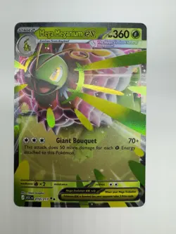 Pokemon Mega Meganium EX 010/217 ASC Ultra Rare Holo 360 HP Pokemon TCG - Image 1
