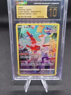 Pokemon Latias CGC Pristine 10 Crown Zenith GG20/GG70 Galarian Gallery Holo - Image 1