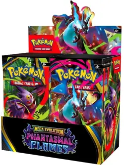 Pokemon TCG Mega Evolution Phantasmal Flames BOOSTER BOX Factory Sealed 36 Packs - Image 1
