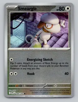 Reverse Holo Smeargle 080/094 Common Phantasmal Flames Pokemon - Image 1