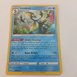Inteleon 58/202 Sword & Shield Holo Cosmos Holo Rare Pokemon TCG - Image 1