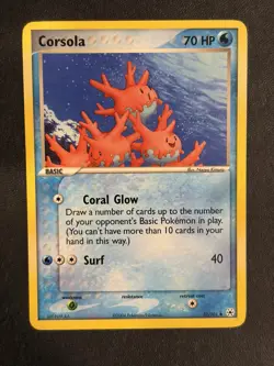 Pokemon Corsola 32/101 EX Hidden Legends Uncommon Regular - Image 1