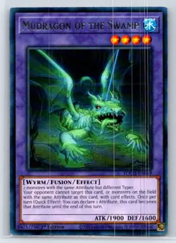 Mudragon of the Swamp Rare Toon Chaos TOCH-EN049 LP - Image 1