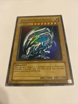 Yugioh Blue Eyes White Dragon SDK-001 Ultra Rare - Starter Deck Kaiba LP OOP - Image 2