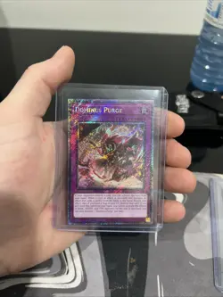 YUGIOH x1 RA05-EN150 DOMINUS PURGE - PLATINUM SECRET Rare 1st EDITION NM - Image 1