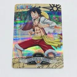 Monkey D Luffy - One Piece Trading Card Game Holo Foil Prism Cool Art Tc8 - Image 1