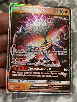 Buzzwole GX - 57/111 - Pokemon Crimson Invasion Sun & Moon Ultra Rare Card NM - Image 1
