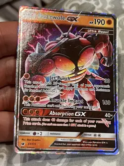 Buzzwole GX - 57/111 - Pokemon Crimson Invasion Sun & Moon Ultra Rare Card NM - Image 2
