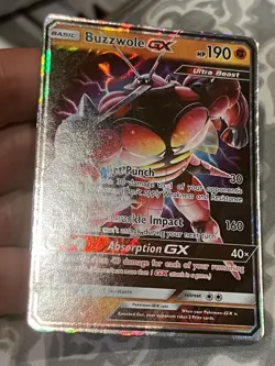 Buzzwole GX - 57/111 - Pokemon Crimson Invasion Sun & Moon Ultra Rare Card NM - Image 5