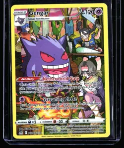 2022 Sword & Shield - Lost Origin Gengar #TG06 Holo Trainer Gallery Pokemon Card - Image 1