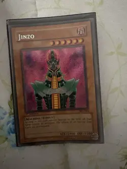 Yu GI Oh Jinzo PSV-000 Secret Rare Hologram Card Near Mint Condition - Image 2