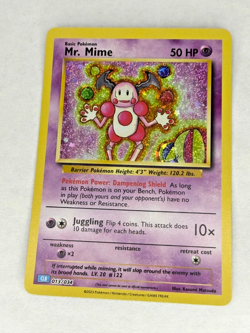Mr. Mime 013/034 Trading Card Game Classic Holo - Image 1