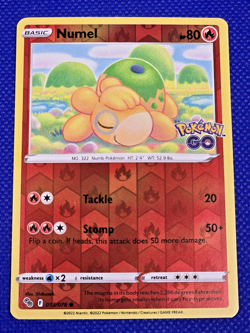 Numel Peelable Ditto Reverse Holo Pokemon Go TCG Card 013/078 Unpeeled NM -- L60 - Image 1
