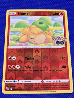 Numel Peelable Ditto Reverse Holo Pokemon Go TCG Card 013/078 Unpeeled NM -- L60 - Image 2