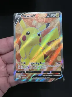 V Lot Pokemon Card Collection Vintage Holos Charizard Pikachu Full Arts NM+ - Image 2