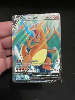 V Lot Pokemon Card Collection Vintage Holos Charizard Pikachu Full Arts NM+ - Image 4