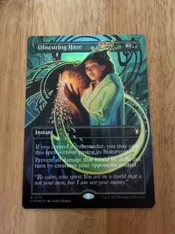 Obscuring Haze - Commander Masters Instant Rare Green Foil 0701 MTG - Image 1