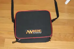 Magic The Gathering Logo Branded Carrying Case Deck Bag With Adjustable Strap - Image 1