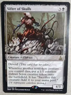 Sifter of Skulls - Oath of Gatewatch (OGW) #077 - Rare Regular - NM - MTG - Image 1