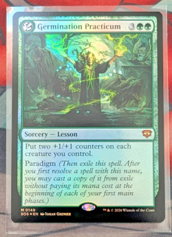 2026 MAGIC: THE GATHERING SECRETS OF STRIXHAVEN FOIL #0149 GERMINATION PRACTICUM - Image 1
