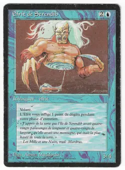 ►Magic-Style◄ MTG - Serendib Efreet - French Revised FBB - Played - Image 1