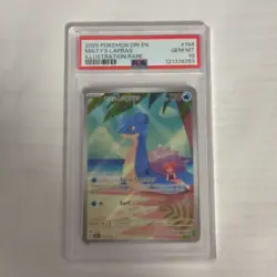 PSA 10 GEM MINT Misty's Lapras 194 Destined Rivals Pokemon Card - Image 1