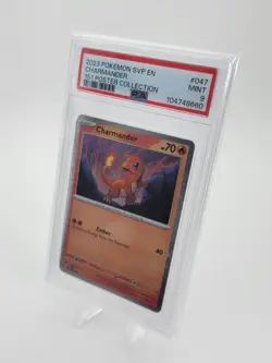 Pokemon - Charmander (Cosmos Holo) - Scarlet & Violet - 047 - Swirl - PSA 9 Mint - Image 3