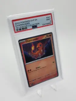 Pokemon - Charmander (Cosmos Holo) - Scarlet & Violet - 047 - Swirl - PSA 9 Mint - Image 4