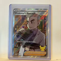 Pokemon Card TCG 2021 Celebrations Professor's Research 024/025 Near Mint - Image 2